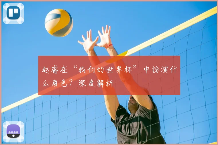 赵睿在“我们的世界杯”中扮演什么角色?深度解析
